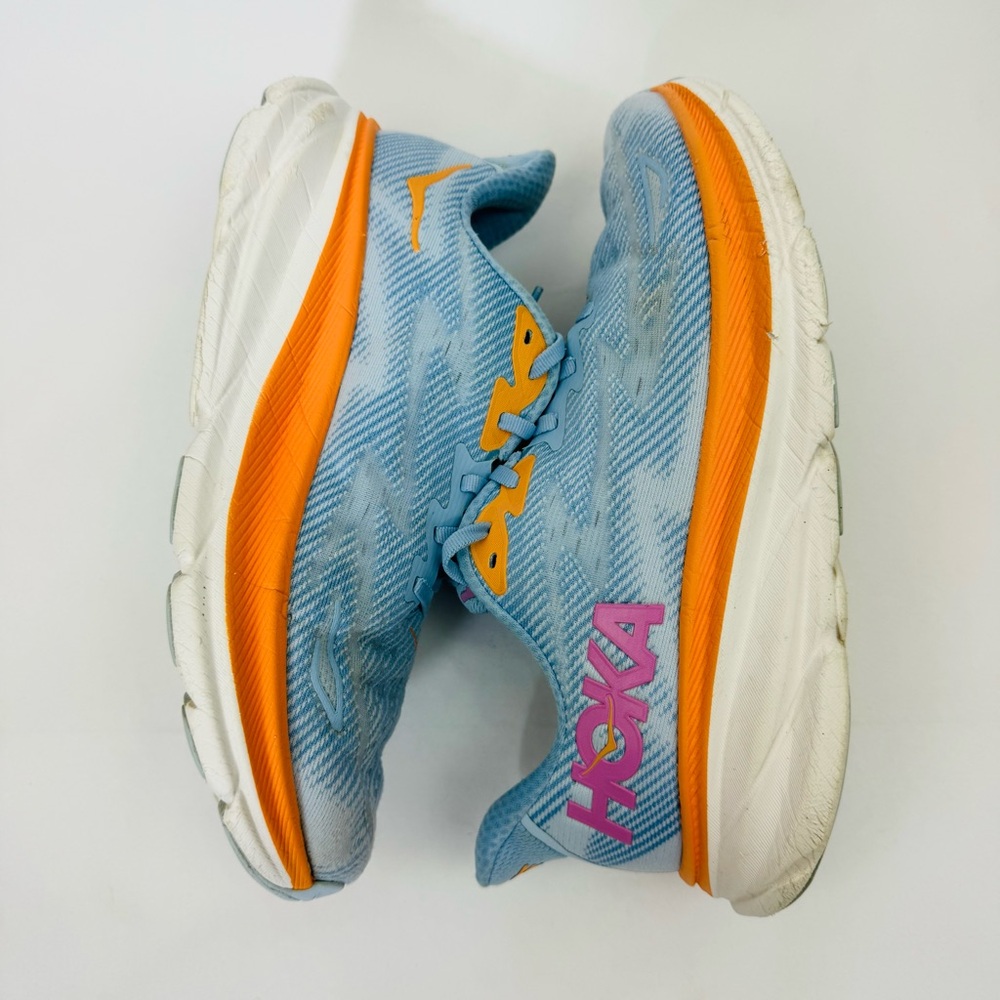 Hoka Clifton 9 Color Airy Blue/Ice Water. SZ 9.5 - Picture 8 of 10